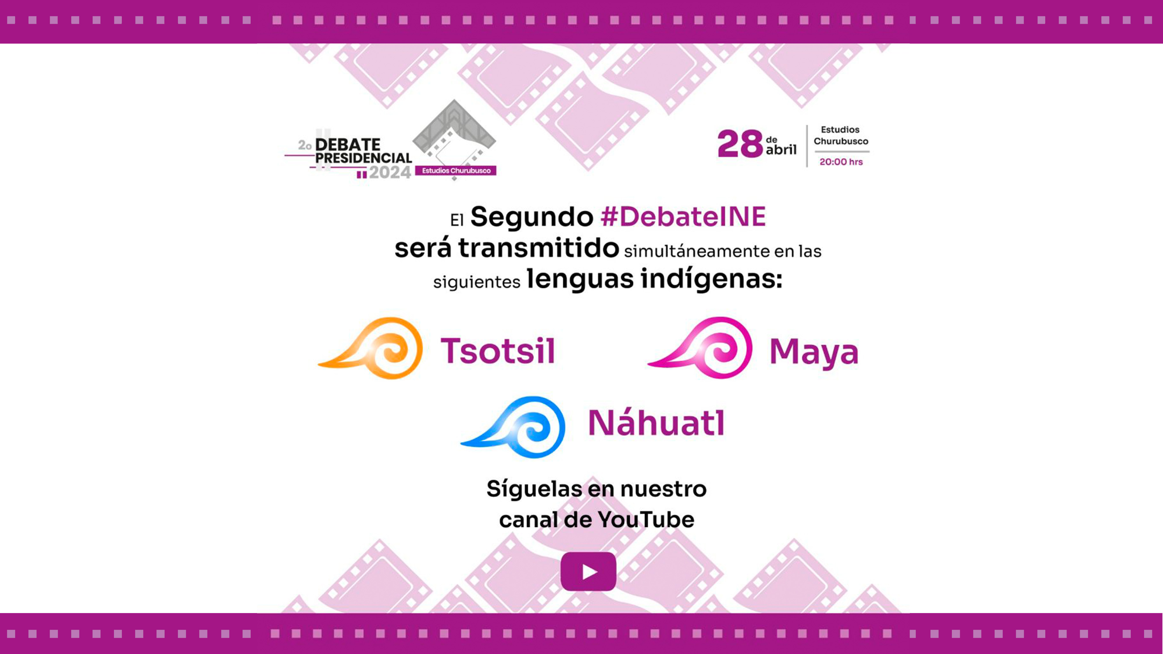 Segundo Debate Presidencial también será interpretado de manera simultánea en tres lenguas indígenas nacionales